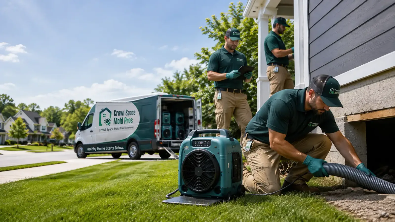Crawl Space Mold Removal in Greenfield, CA